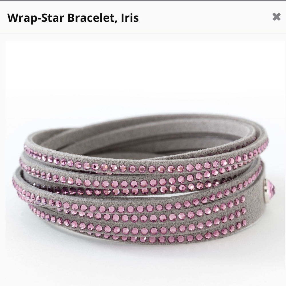 NIB Touchstone Crystal Iris Wrapstar Bracelet